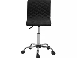 Arbeitshocker Mit Rollen Schwarz Hohenverstellbar Orlando