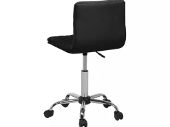 Arbeitshocker Mit Rollen Schwarz Hohenverstellbar Orlando