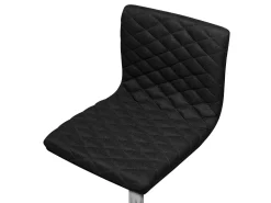 Arbeitshocker Mit Rollen Schwarz Hohenverstellbar Orlando