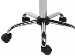Arbeitshocker Mit Rollen Schwarz Hohenverstellbar Orlando
