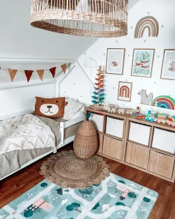 Aufbewahrungskorb Rattan Natur Birnenform 77 Cm Vagsoy