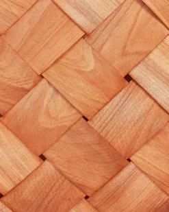 Aufbewahrungskorb Tannenholz Goldbraun Qara
