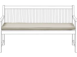 Auflage Fur Bank Vivara Taupe 152 X 54 X 5 Cm