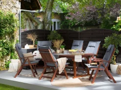 Auflage Fur Gartenstuhl 6Er Set Blau Toscana /Java