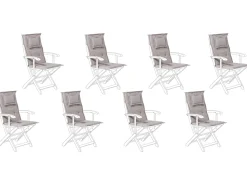 Auflage Fur Gartenstuhl 8Er Set Taupe Maui