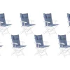 Auflage Fur Gartenstuhl 8Er Set Blau Maui