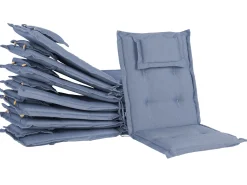 Auflage Fur Gartenstuhl 8Er Set Blau Maui