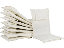 Auflage Fur Gartenstuhl 8Er Set Cremeweis Maui