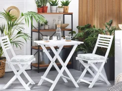 Auflagen 2Er Set Fur Gartenstuhl Fiji Mintgrunes Muster 29 X 38 X 5 Cm