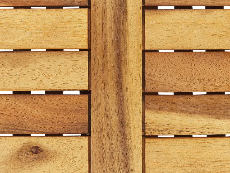 Auflagenbox Akazienholz Hellbraun 130 X 48 Cm Riviera