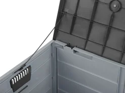 Auflagenbox Kunststoff Beige / Schwarz 112 X 50 Cm Locarno