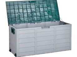 Auflagenbox Kunststoff Beige / Grun 112 X 50 Cm Locarno