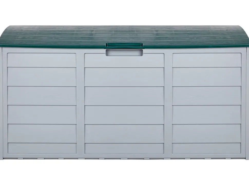 Auflagenbox Kunststoff Beige / Grun 112 X 50 Cm Locarno