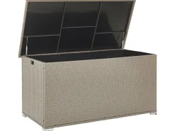 Auflagenbox Rattan Taupe 155 X 75 Cm Modena