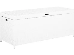 Auflagenbox Rattan Weis 158 X 63 Cm Modena