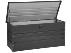 Auflagenbox Stahl Graphitgrau 132 X 62 Cm Cebrosa
