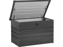 Auflagenbox Stahl Graphitgrau 100 X 62 Cm Cebrosa