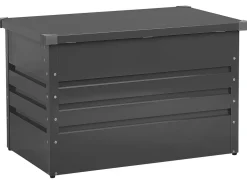 Auflagenbox Stahl Graphitgrau 100 X 62 Cm Cebrosa