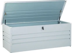 Auflagenbox Stahl Hellgrau 165 X 70 Cm Cebrosa