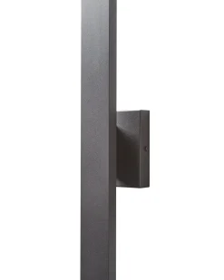 Ausenwandleuchte Led Metall Schwarz 89 Cm Rechteckig Melgam
