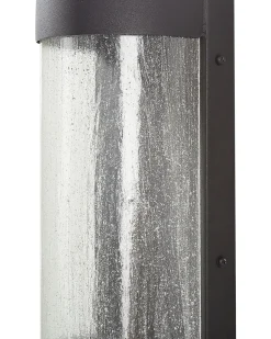 Ausenwandleuchte Led Metall Schwarz Mit Bewegungsmelder 35 Cm Rechteckig Pheppie