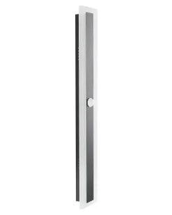 Ausenwandleuchte Led Metall Schwarz Mit Bewegungsmelder 60 Cm Rechteckig Savane