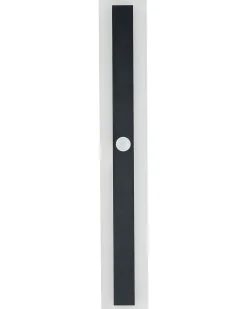 Ausenwandleuchte Led Metall Schwarz Mit Bewegungsmelder 60 Cm Rechteckig Savane