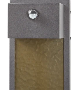Ausenwandleuchte Led Mit Bewegungssensor Grau Carron