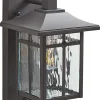 Ausenwandleuchte Metall Schwarz Mit Bewegungssensor 30 Cm Teviot