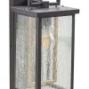 Ausenwandleuchte Metall Schwarz Mit Bewegungsmelder 37 Cm Rechteckig Gala