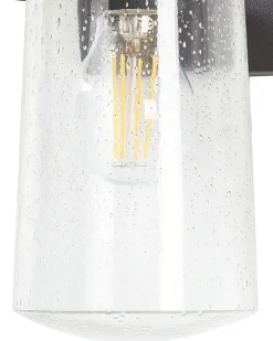 Ausenwandleuchte Mit Bewegungssensor Schwarz 30 Cm Goodie