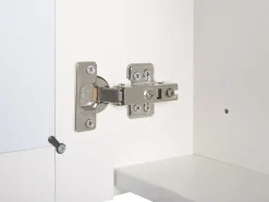 Bad Spiegelschrank Weis / Silber Mit Led-Beleuchtung 40 X 60 Cm Cameron