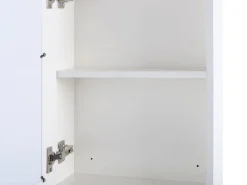 Bad Spiegelschrank Weis / Silber Mit Led-Beleuchtung 40 X 60 Cm Cameron