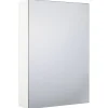 Bad Spiegelschrank Weis / Silber 40 X 60 Cm Primavera