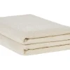 Badehandtuch Set Frottee Baumwolle Beige 2-Teilig Atiu