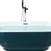 Badewanne Freistehend Blaugrun Oval 170 X 77 Cm Tesoro