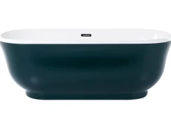 Badewanne Freistehend Blaugrun Oval 170 X 77 Cm Tesoro