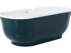 Badewanne Freistehend Blaugrun Oval 170 X 77 Cm Tesoro