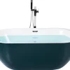 Badewanne Freistehend Blaugrun Oval 170 X 80 Cm Nevis