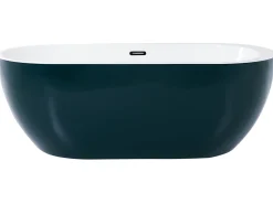 Badewanne Freistehend Blaugrun Oval 170 X 80 Cm Nevis