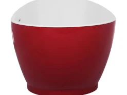 Badewanne Freistehend Rot Oval 170 X 80 Cm Guiana