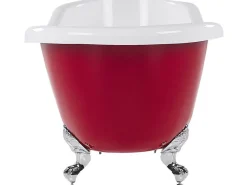 Badewanne Freistehend Rot Oval 153 X 77 Cm Cayman