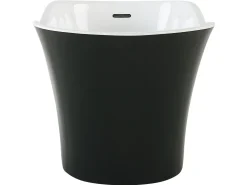 Badewanne Freistehend Schwarz / Weis 170 X 80 Cm Dulcina
