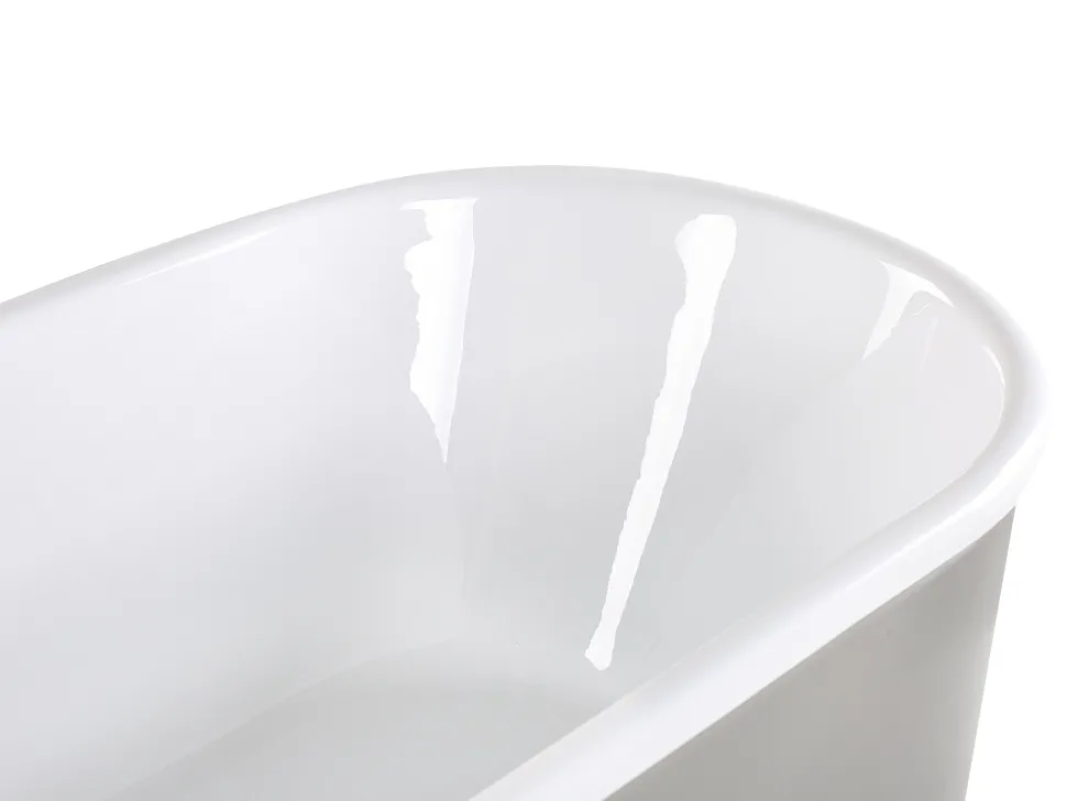 Badewanne Freistehend Silber Oval 170 X 80 Cm Pinel