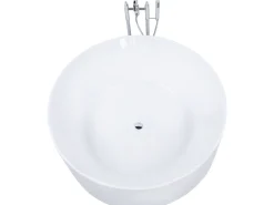 Badewanne Freistehend Weis Rund 140 Cm Ibiza