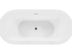 Badewanne Freistehend Weis Oval 170 X 80 Cm Empresa