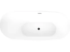 Badewanne Freistehend Weis Oval 170 X 75 Cm Londrina