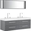 Badmobel Set Grau Malaga