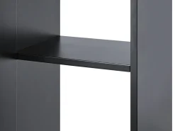 Badmobel Set 3-Teilig Schwarz Tudela