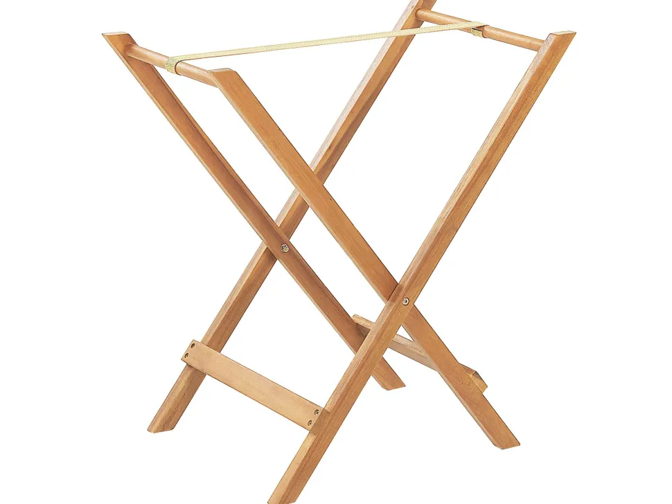Balkonset Akazienholz Hellbraun Verstellbar Auflagen Grau-Beige Java